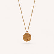 Gold Plated Silver Necklace "Handcrafted"