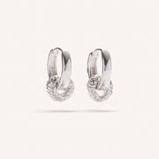 Silver Hoops "Rough Mini"