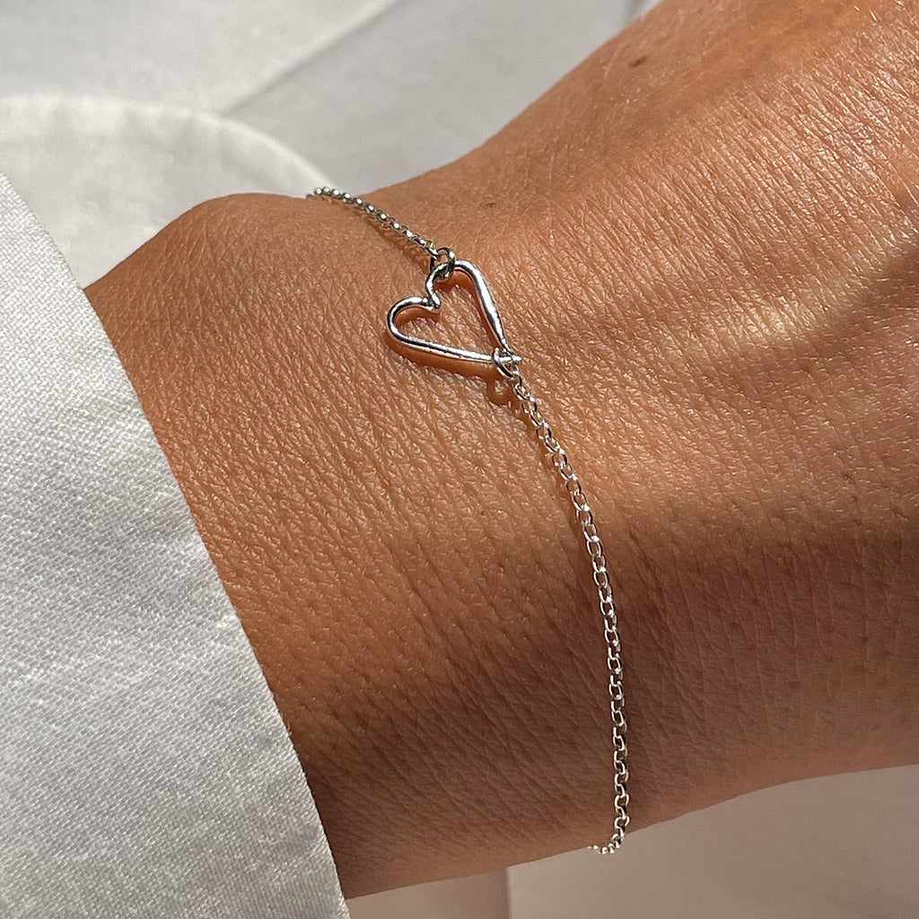 Silver Bracelet "Heart"