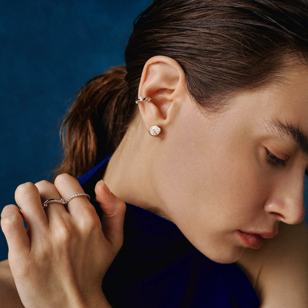 Geltono aukso žiedas „Bare Souls. Sole Shank“