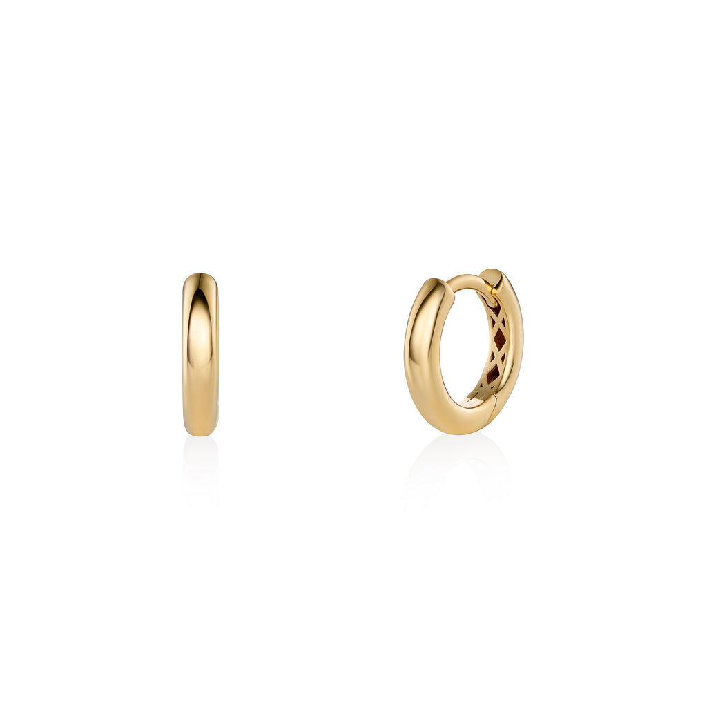 Yellow Gold Hoop Earrings