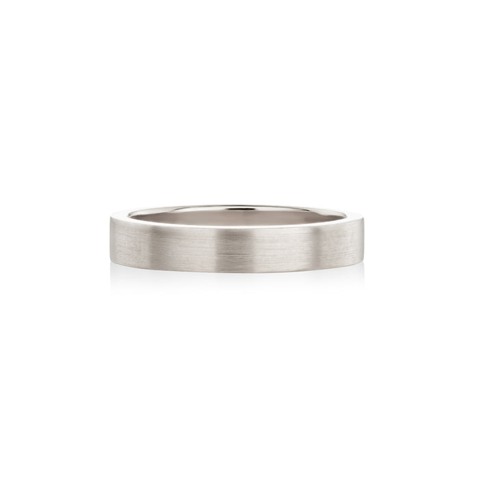 White Gold Wedding Ring for Her