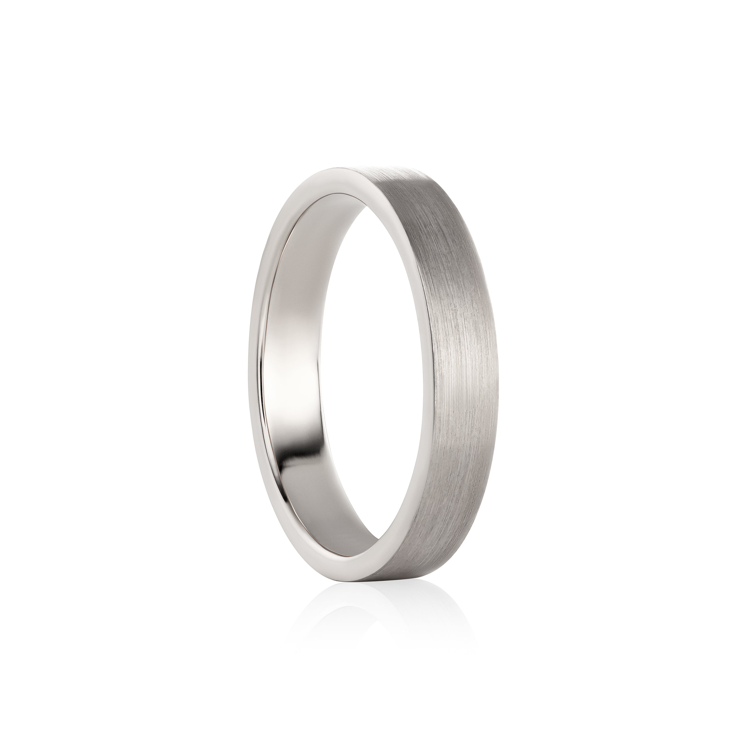 White Gold Wedding Ring for Her