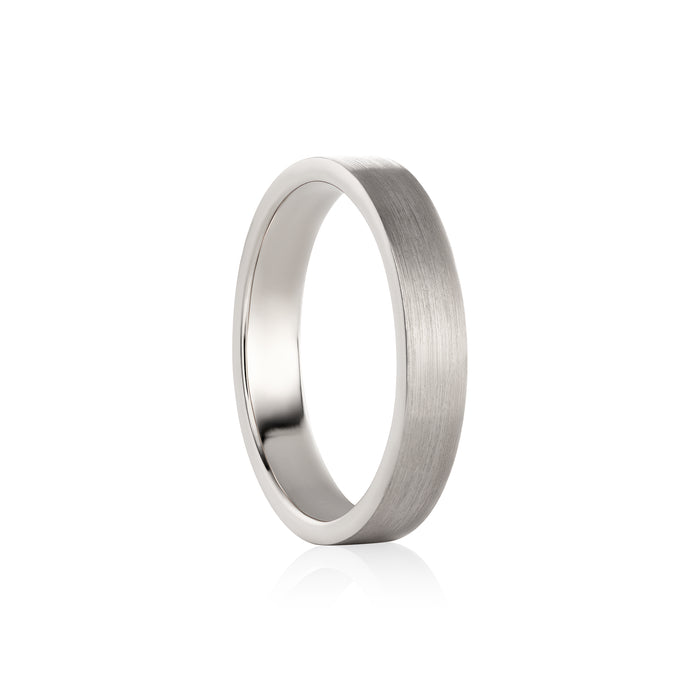 White Gold Wedding Ring for Her