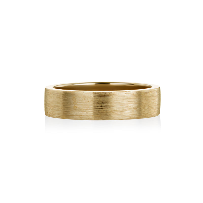 Yellow Gold Wedding Ring for Him