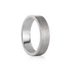 White Gold Wedding Ring for Him