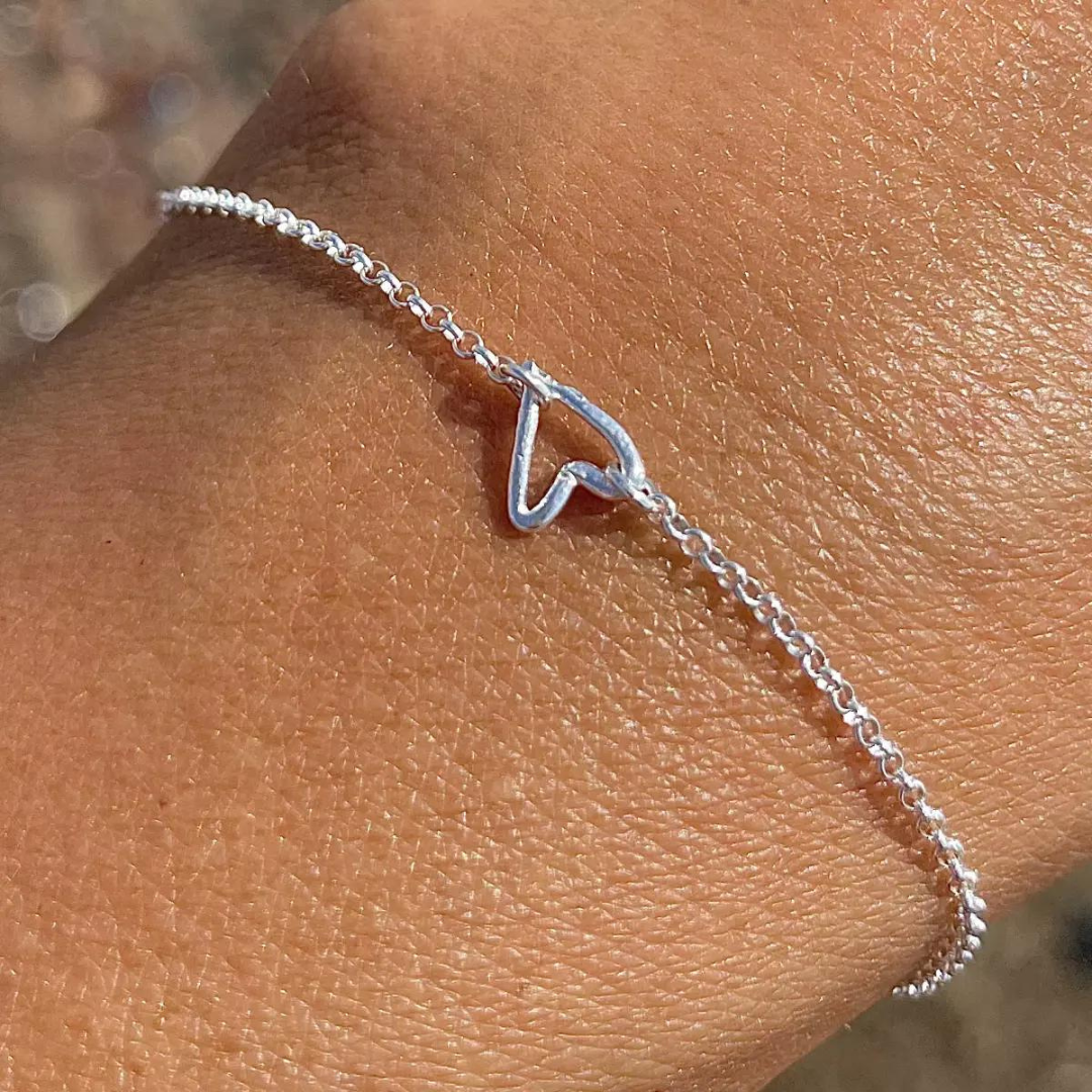 Silver Bracelet "Miniature Heart"