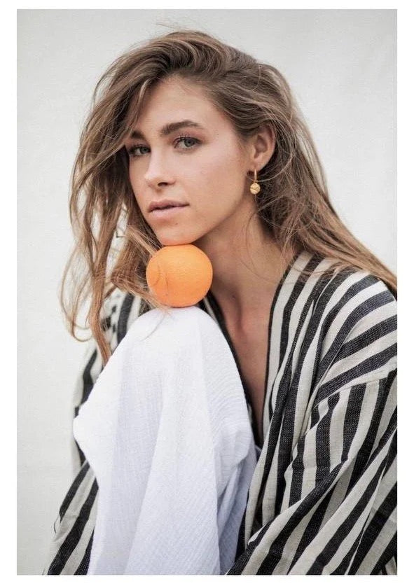 Gold Plated Earrings "The Istros Twins"