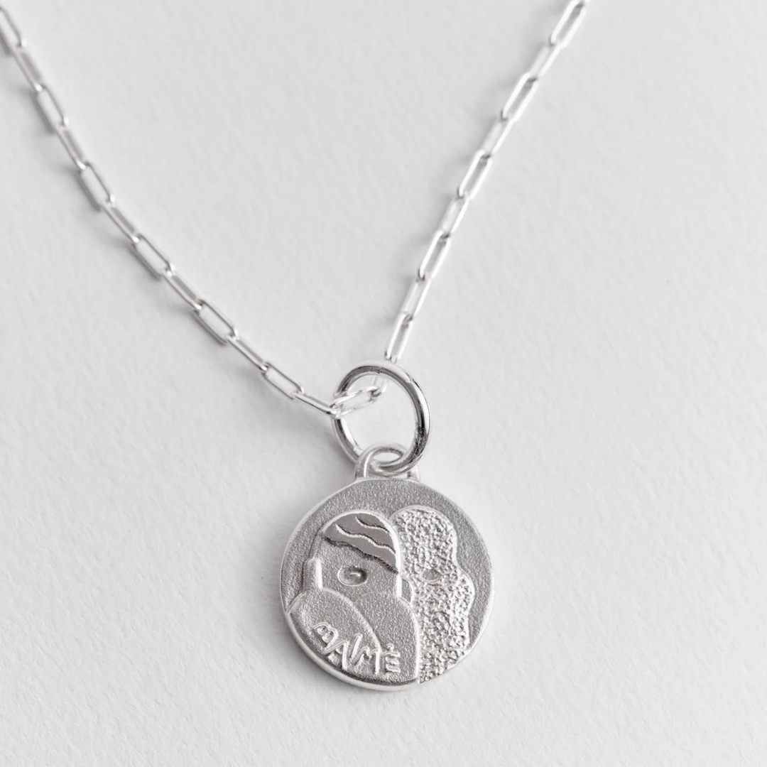 Silver Necklace "Baimė"