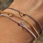 Silver Bracelet "Miniature Heart"