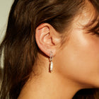 Silver Earrings with Pearls "Starlit Threads"