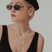 Silver Necklace "Baimė"