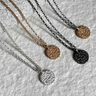 Gold Plated / Oxidized Silver Necklace "Tiny"