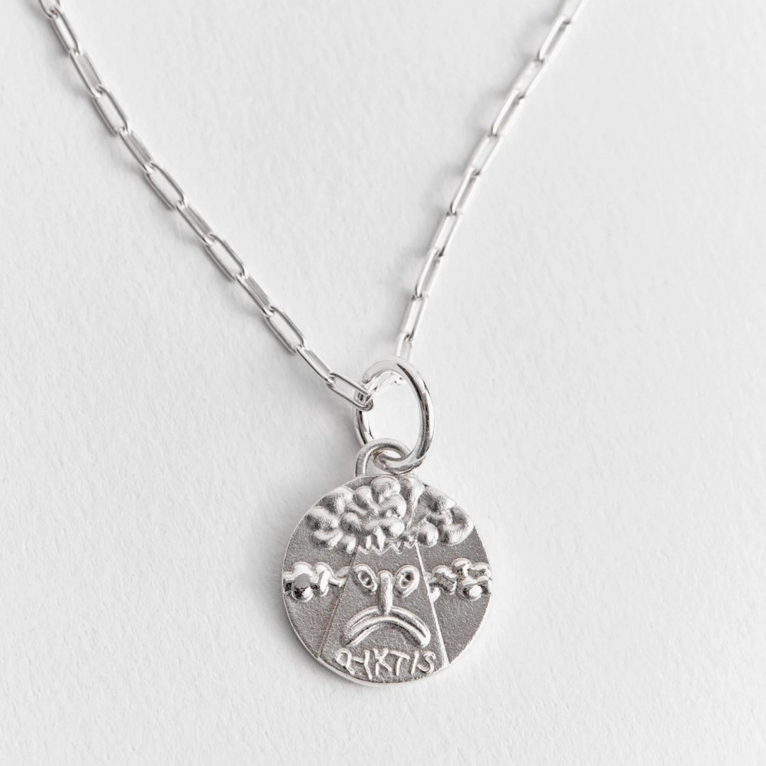 Silver Necklace "Pyktis"