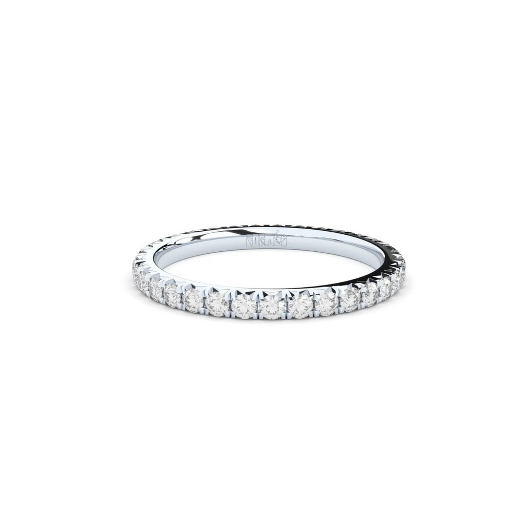 White Gold Ring "Petite Grace Eternity" (1,8 mm)