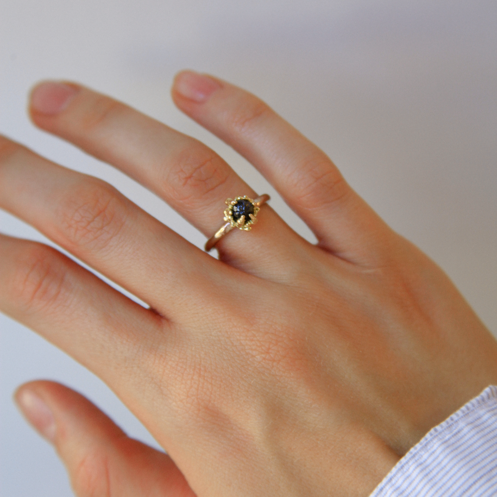 Gold & Diamond Ring “By the Black Golden Sea”