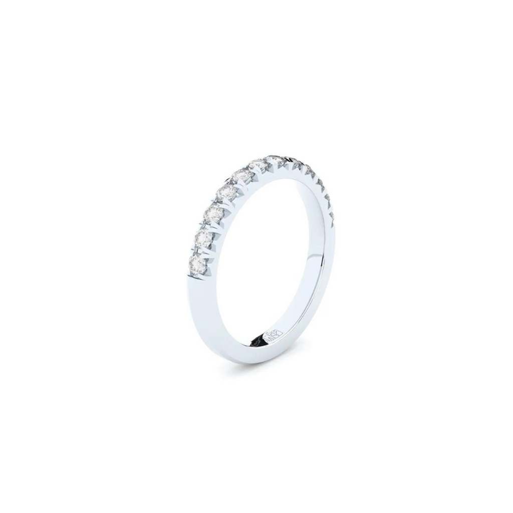 White Gold Ring "Grace Half Eternity"