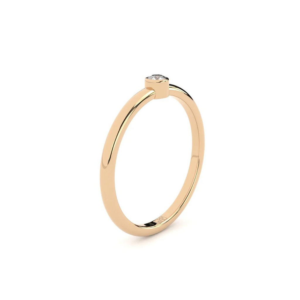 Yellow Gold Ring "Petite Simplicity"