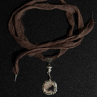 Silver Necklace "Circulating Poem"