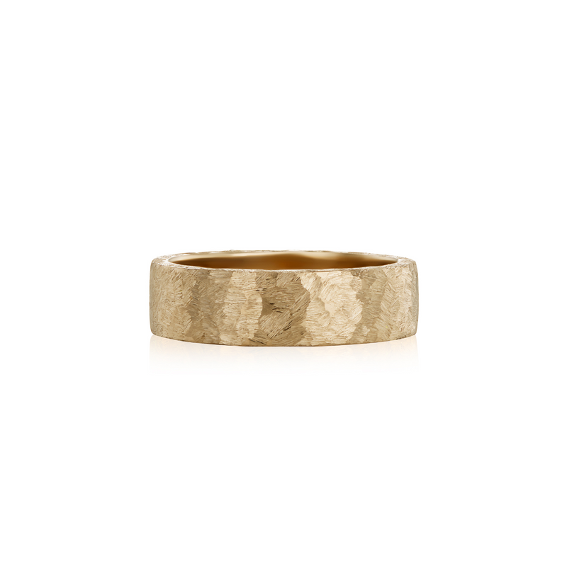 Yellow Gold Wedding Ring for Him