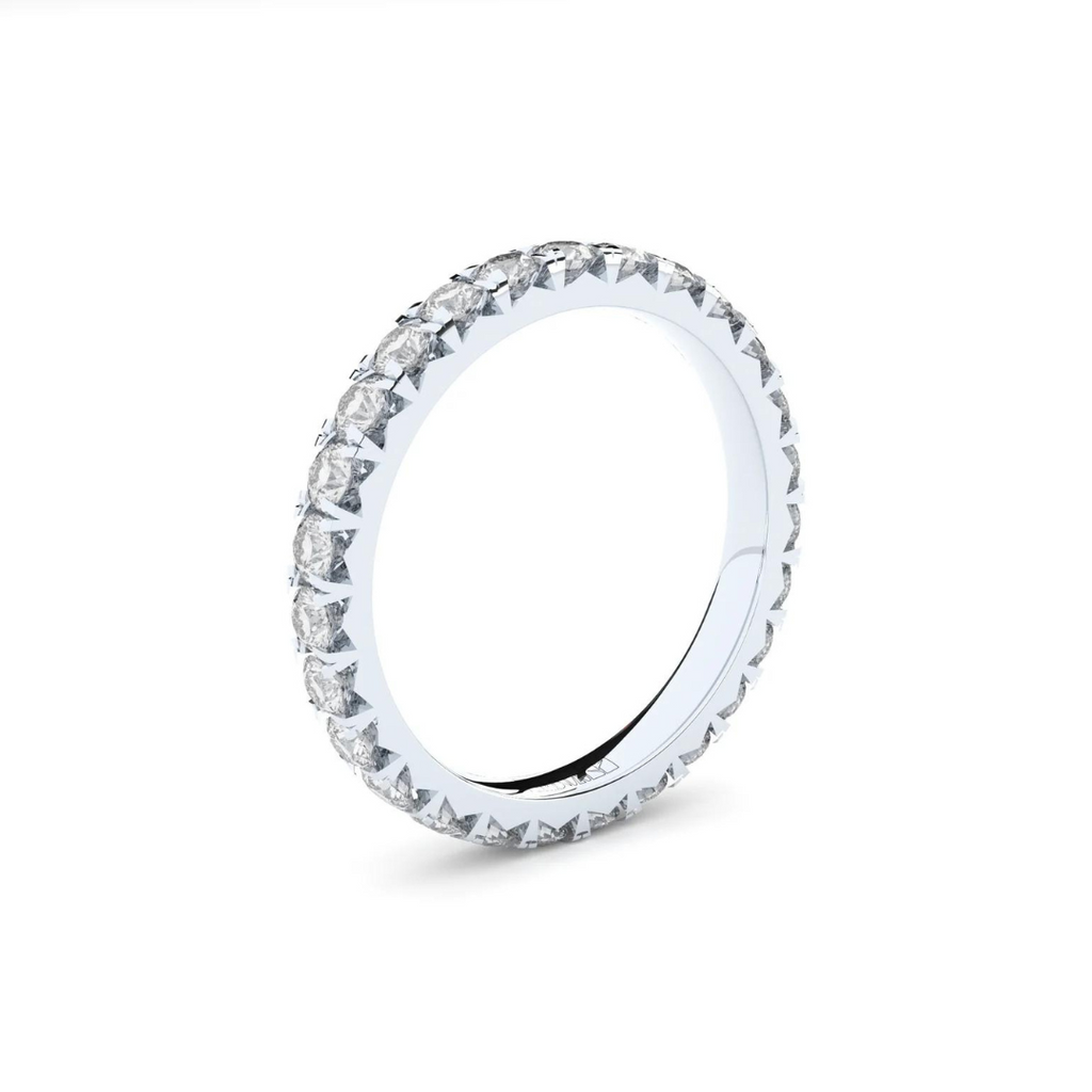 White Gold Ring "Petite Grace Eternity" (2,4 mm)