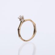 Yellow Gold Ring with Cubic Zirconia