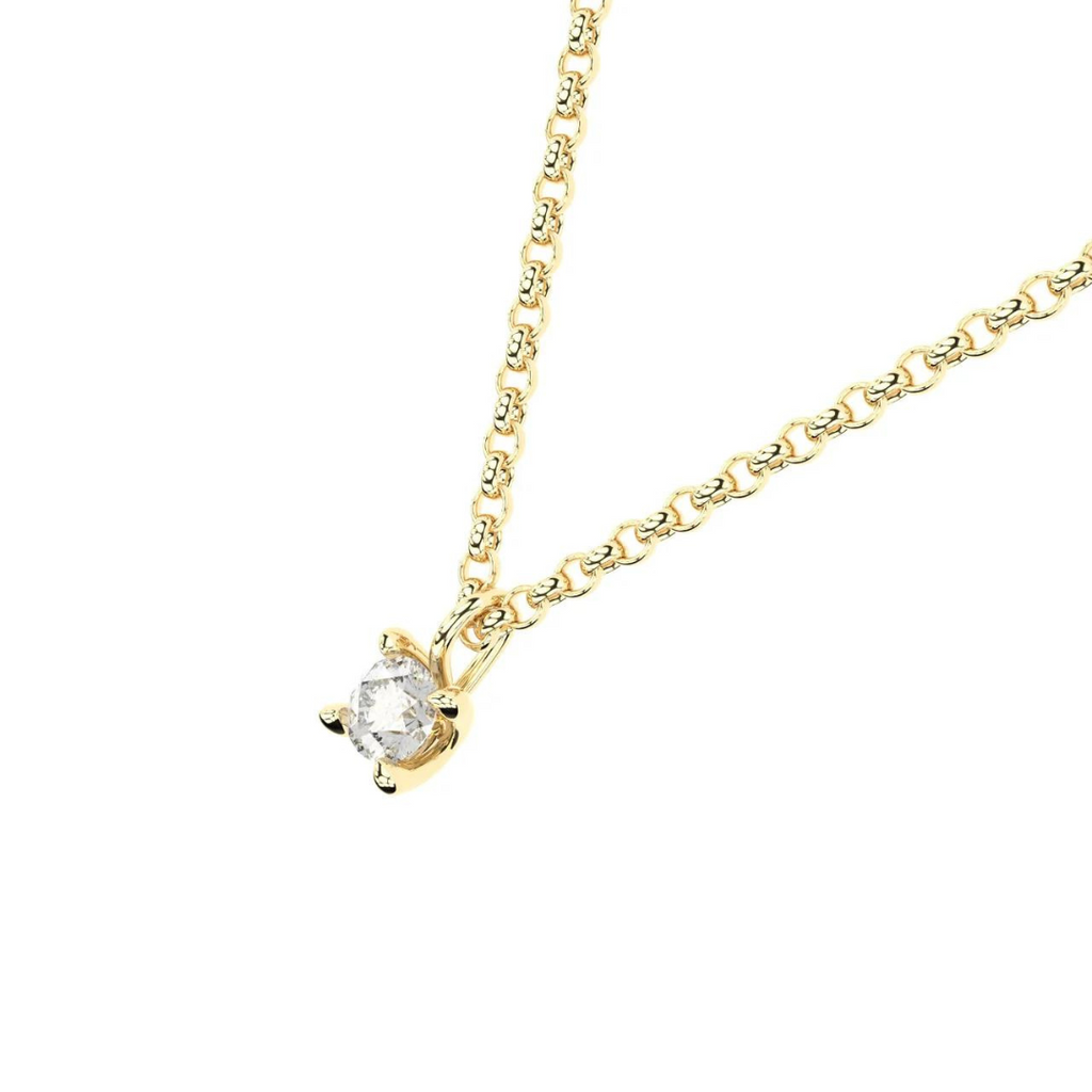 Yellow Gold Pendant "Petite Duo"