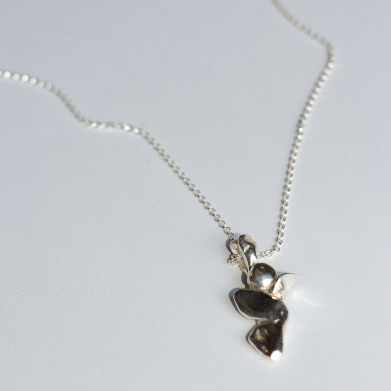 Silver Necklace "Wish"