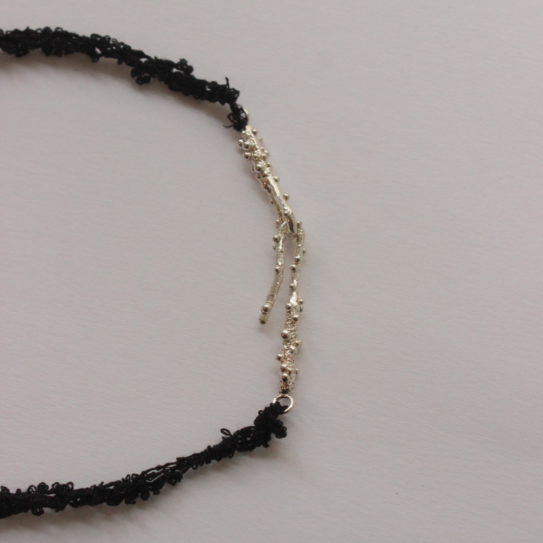 Silver Necklace "Full Moon"