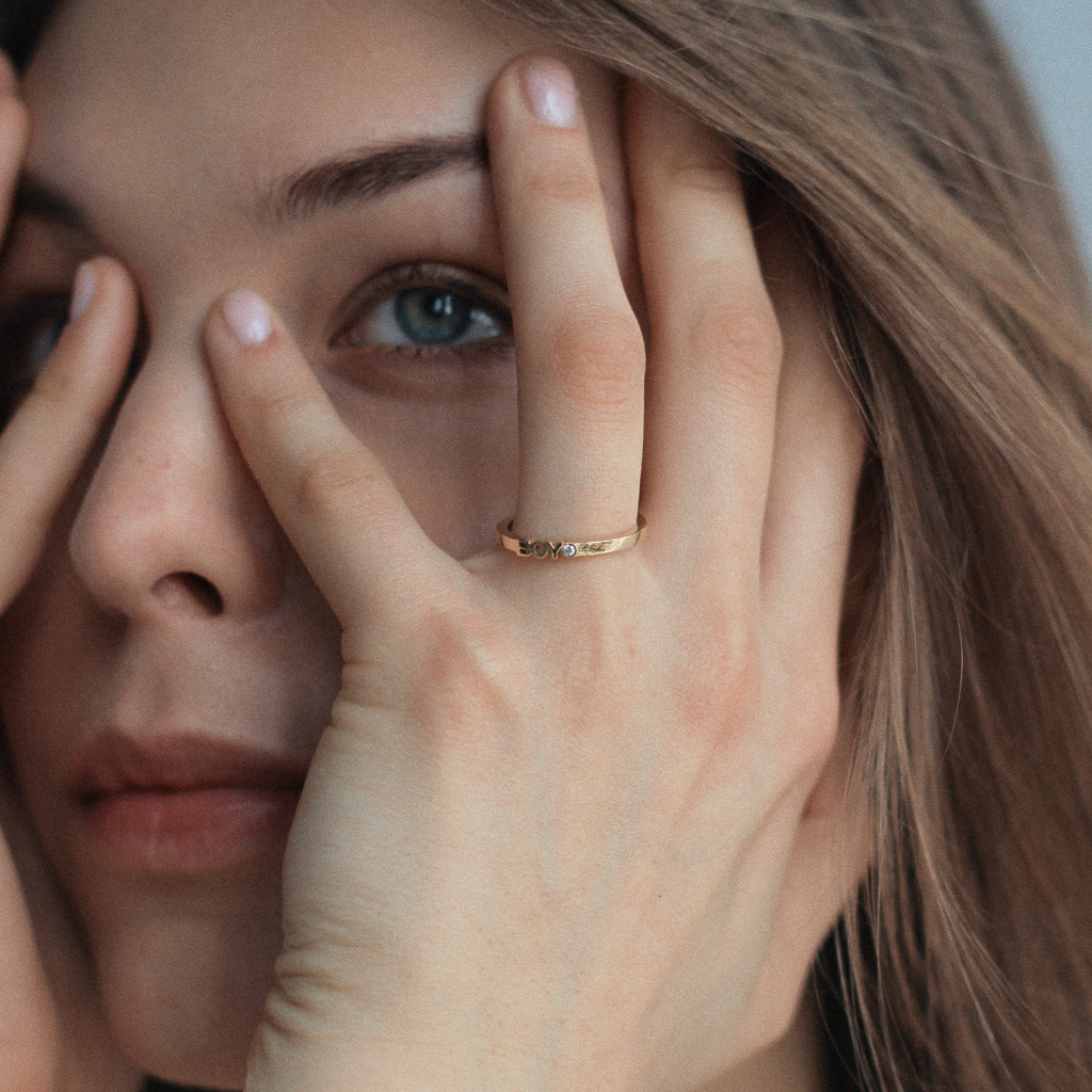 Yellow Gold Ring "Boy"