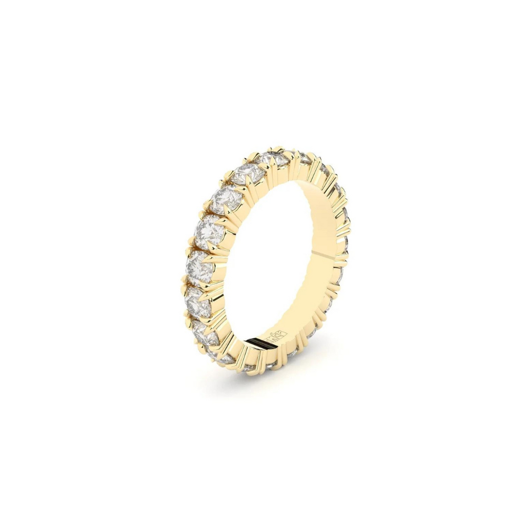 Yellow Gold Ring "Reflection Luxury Eternity"