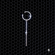Silver Ear Cuff "Dangle Hanger"