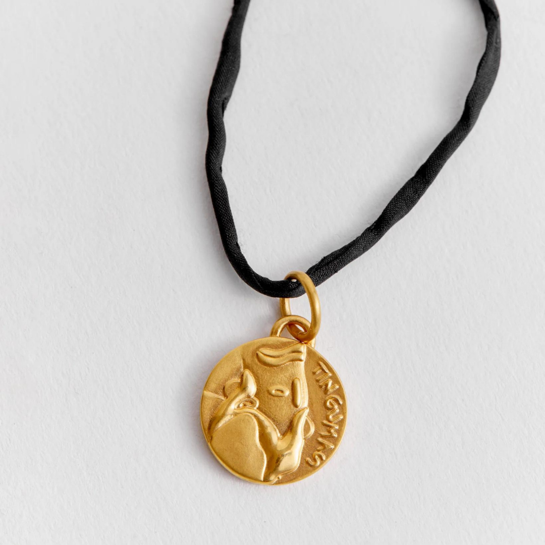 Gold Plated Necklace "Tingumas"
