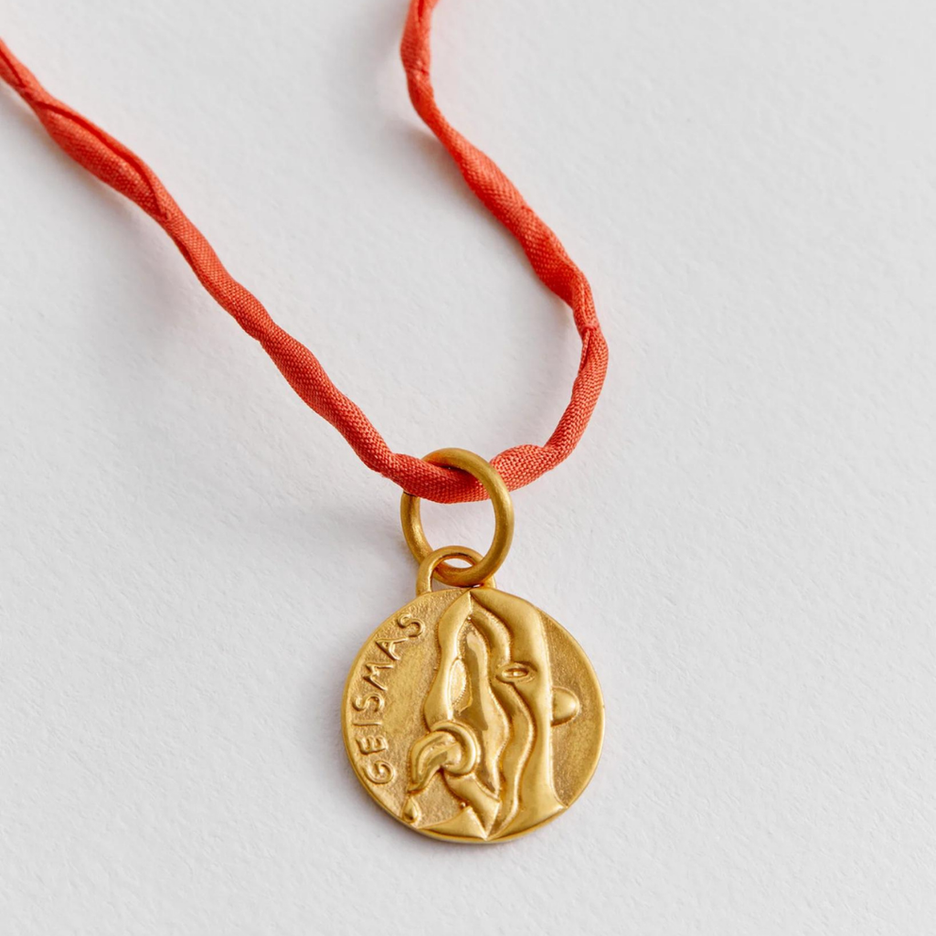 Gold Plated Necklace "Geismas"