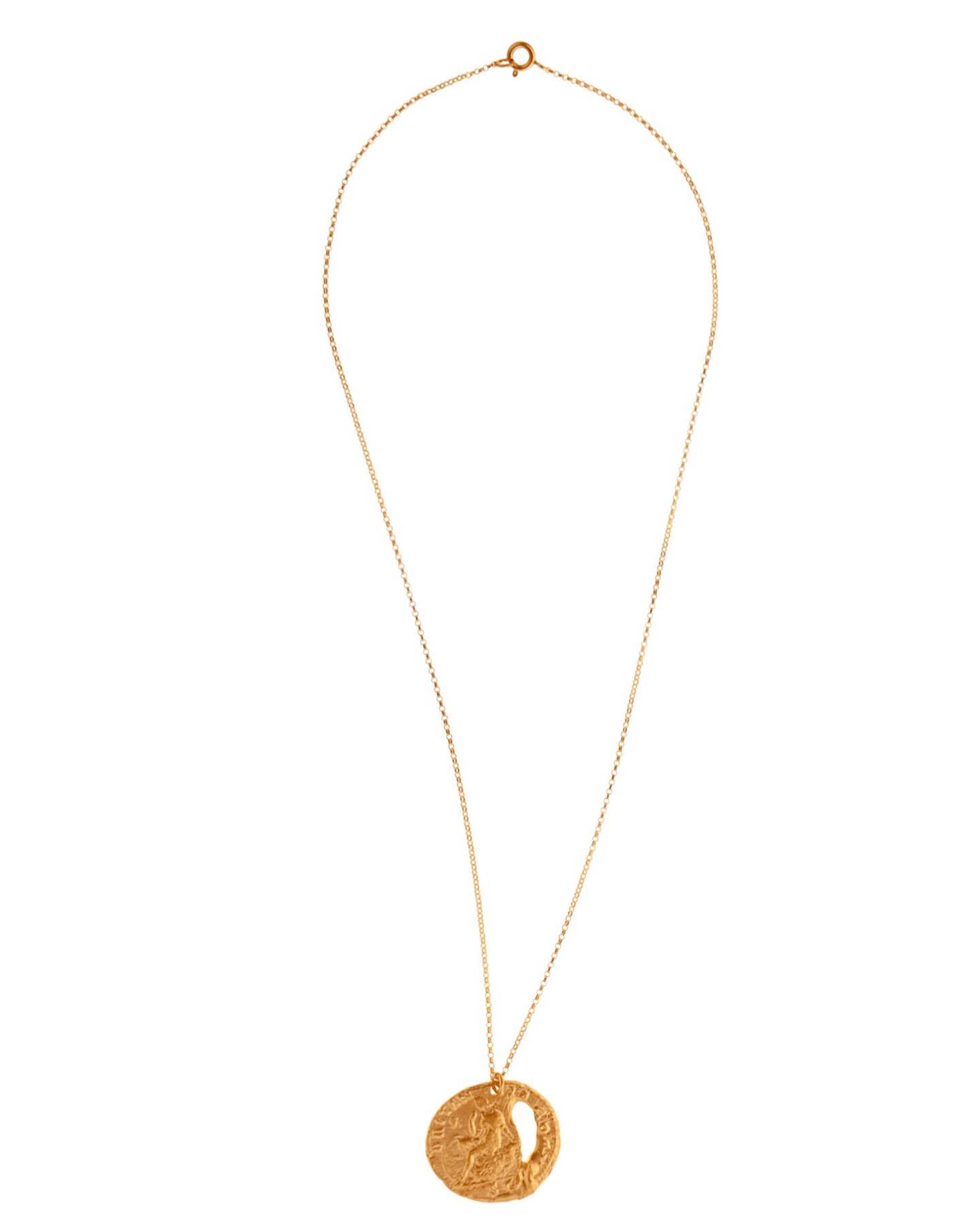 Gold Plated Necklace "Goddess of Youth"