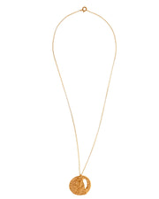 Gold Plated Necklace "Goddess of Youth"