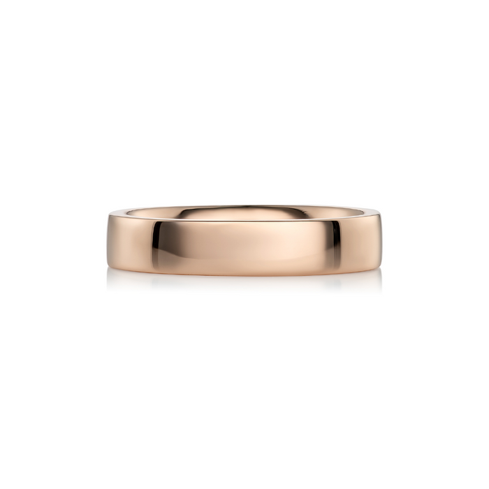 Rose Gold Wedding Ring for Him