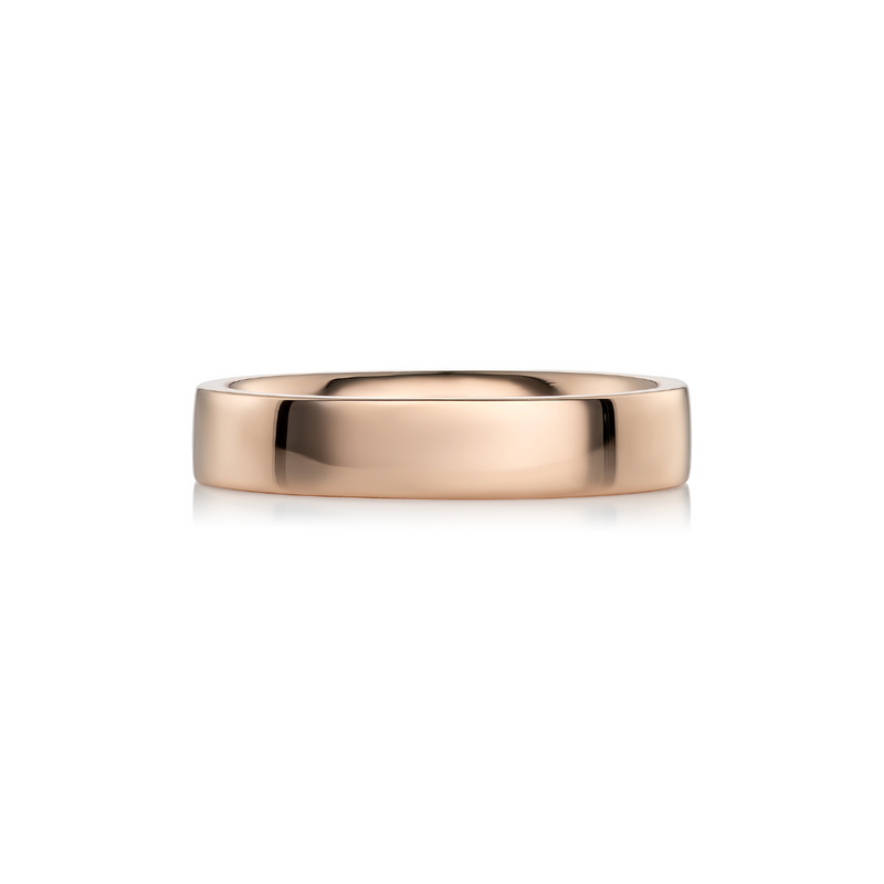 Rose Gold Wedding Ring for Him