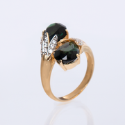 Yellow Gold Ring with Tourmaline