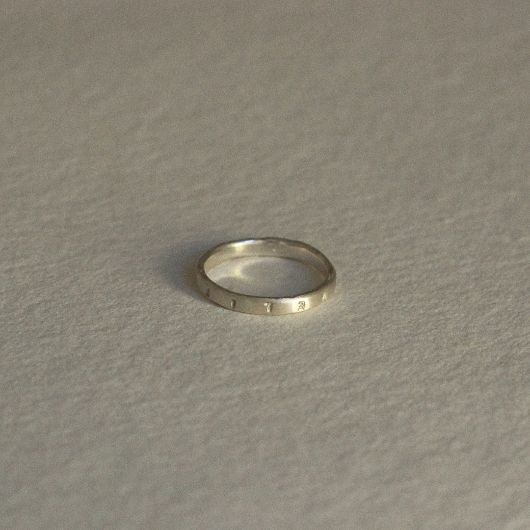 Silver Ring "Cum Amore / With Love"