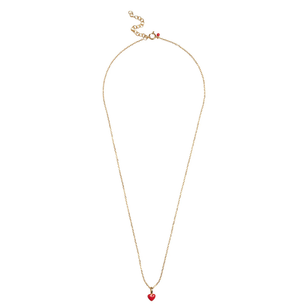 Gold Plated Silver Necklace "Amore"
