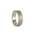 White Gold Wedding Ring for Him
