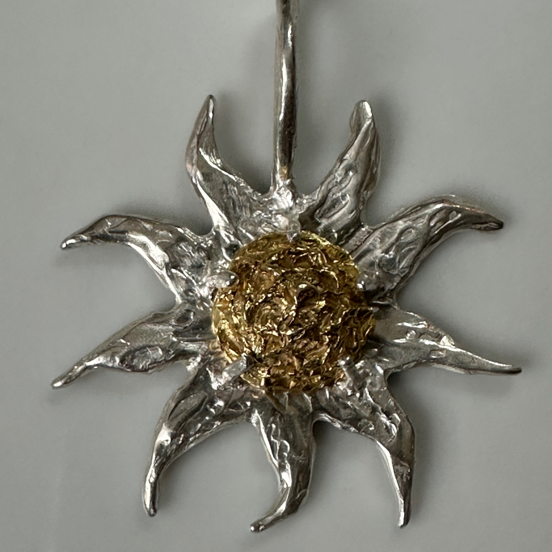 Gold Plated Silver Necklace "Sol"
