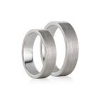 White Gold Wedding Ring for Him