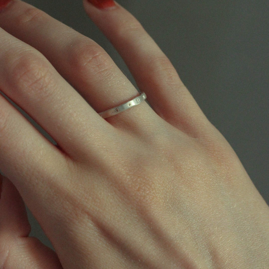 Silver Ring "Cum Amore / With Love"