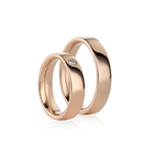 Rose Gold Wedding Ring for Him