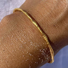 Auksuoto sidabro apyrankė  „Rough Cuff”