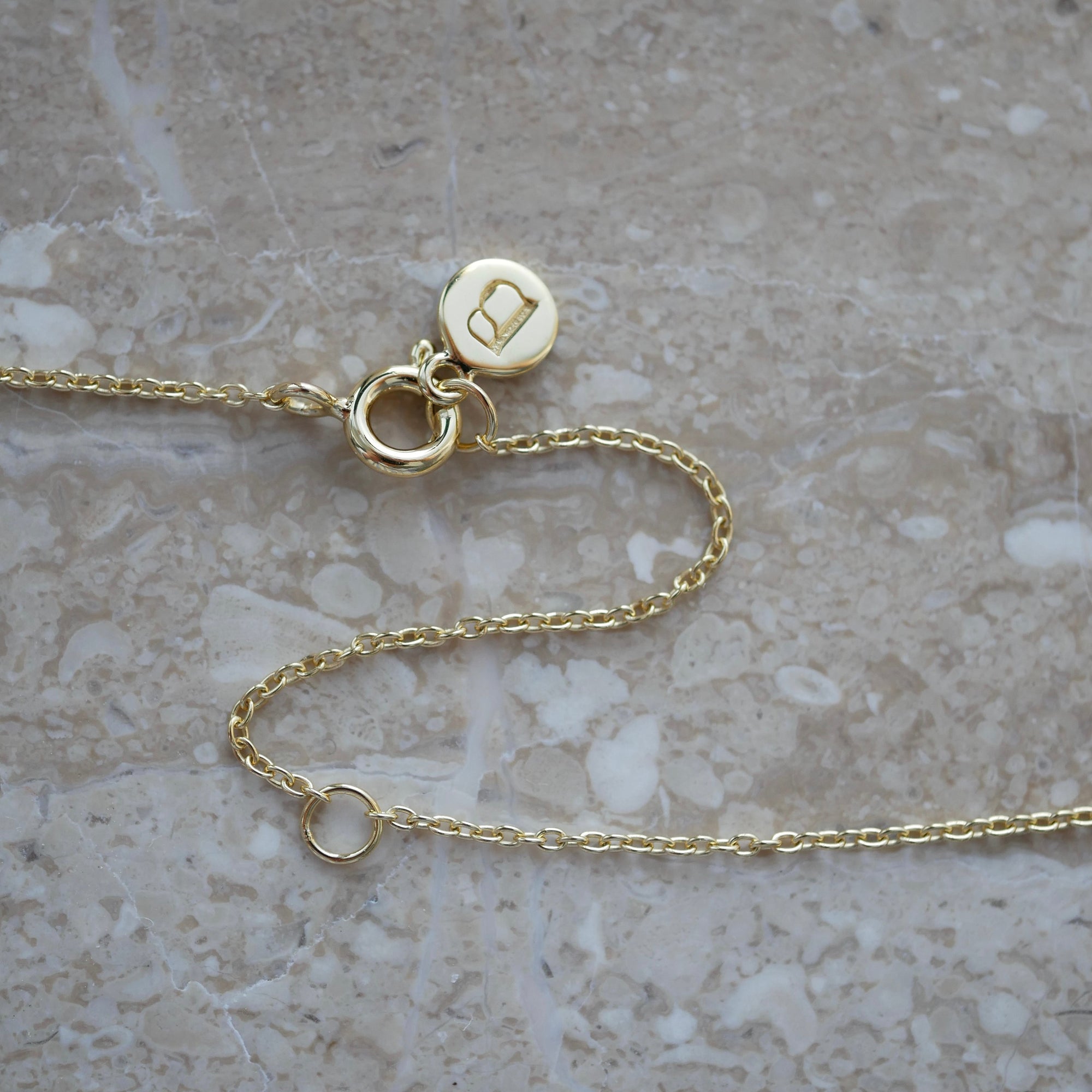 Gold Plated Silver Necklace with Pearl and Topaz "Valencia"