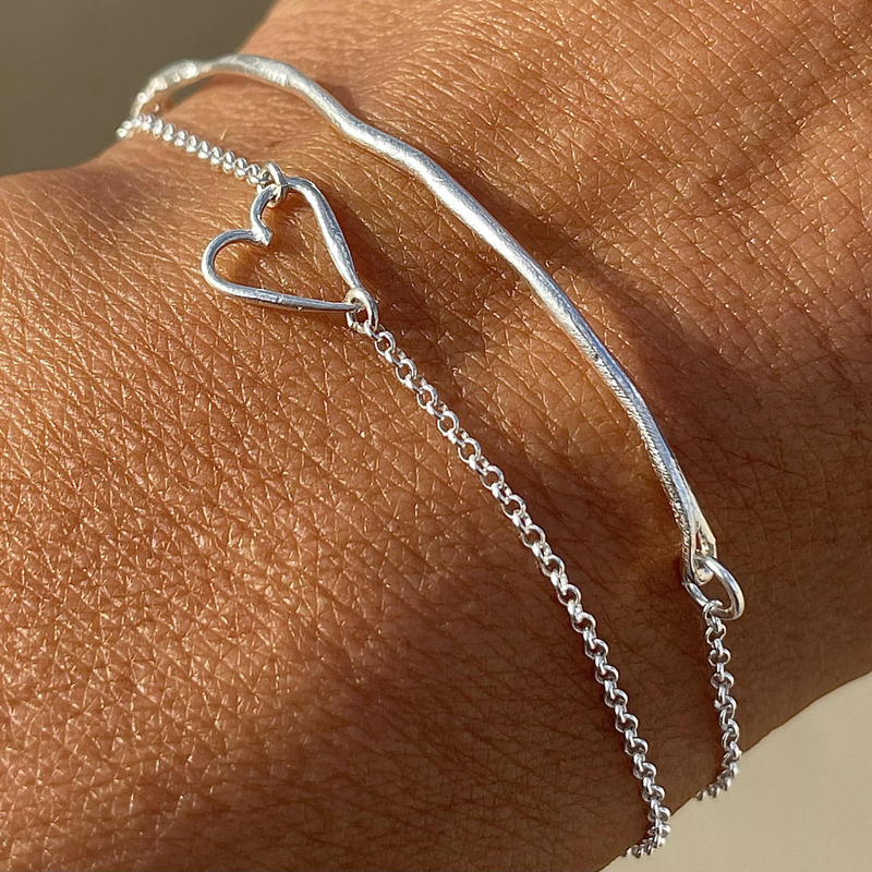 Silver Bracelet "Heart"