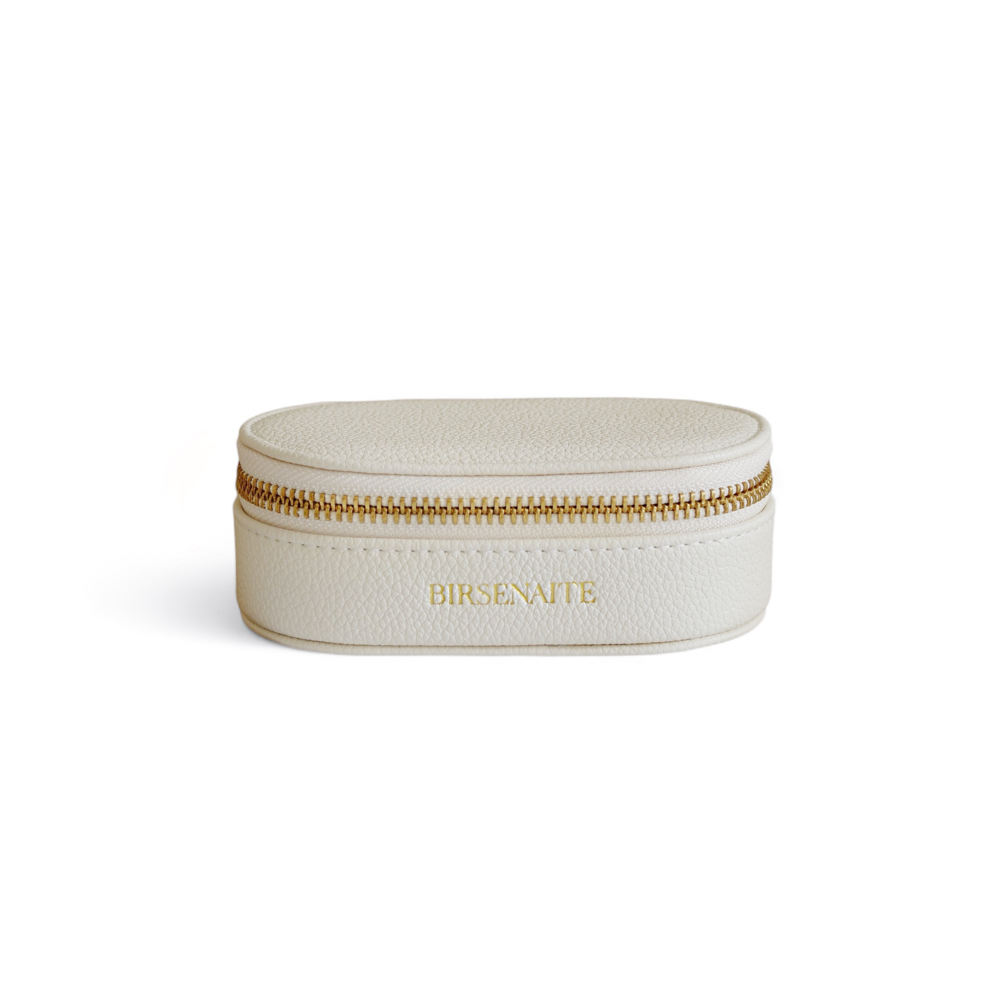 Mini Oval Cream Jewellery Case